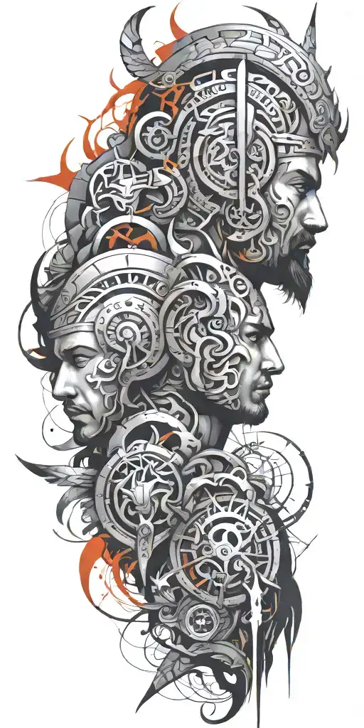 Mixture Of Mythology Warriors