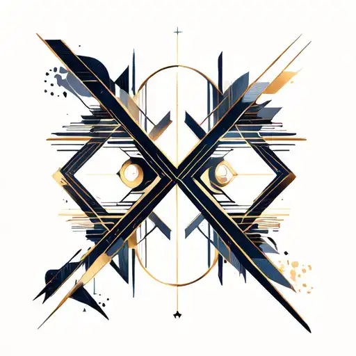 Geometric Gemini Sign