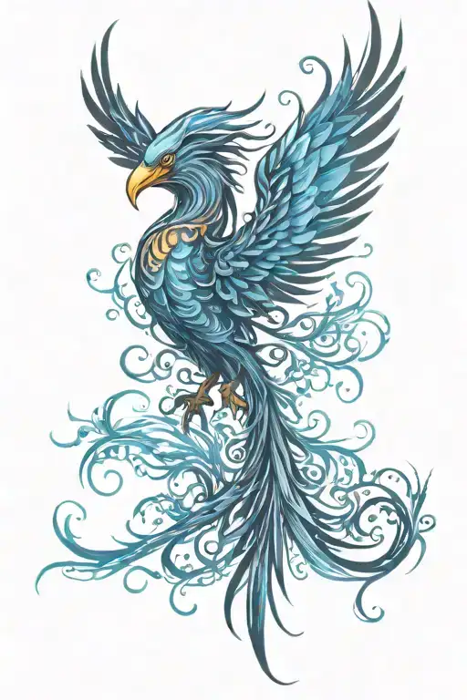 Phoenix Rising From The Ashes