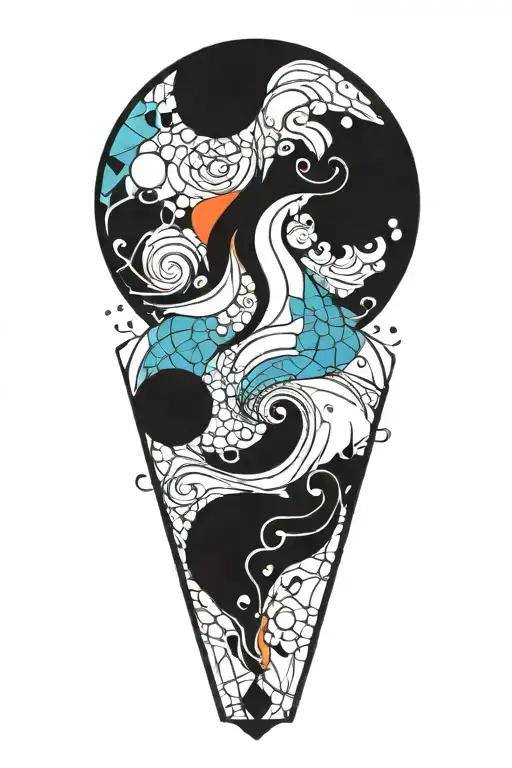 Dynamic Colorful Tatoo Inspiring People To Never Give Up On Chasing Their Dreams