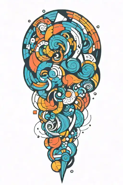 Dynamic Colorful Inspiring People To Never Quit And Keep Moving Forward