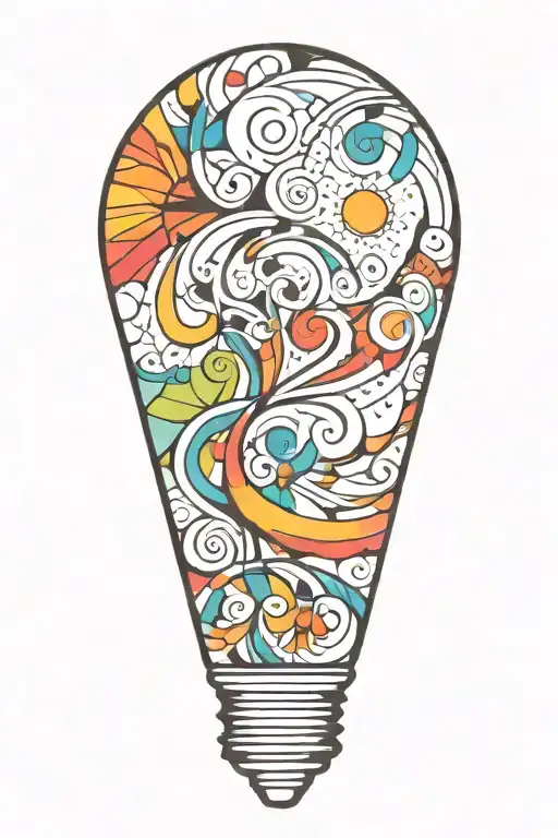 Colorful Meaning Never Give Up