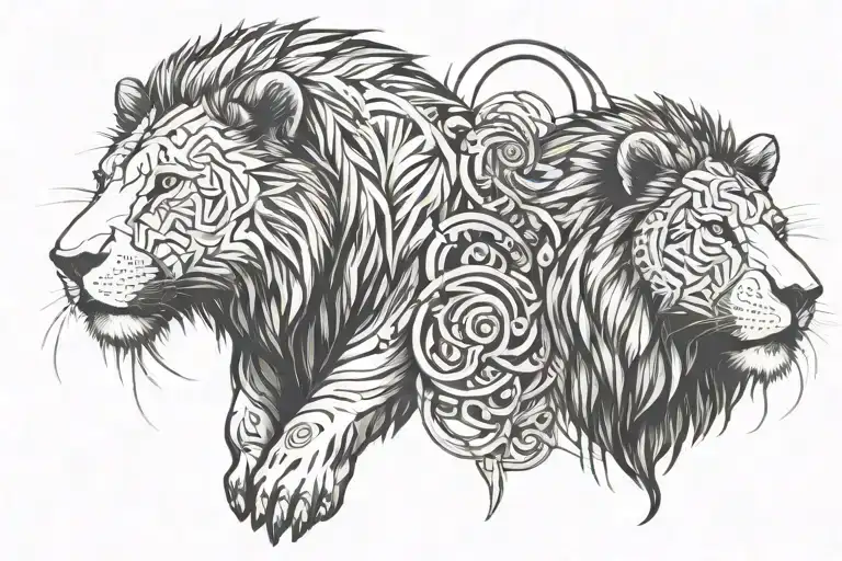 Lion And Bear Strength Love