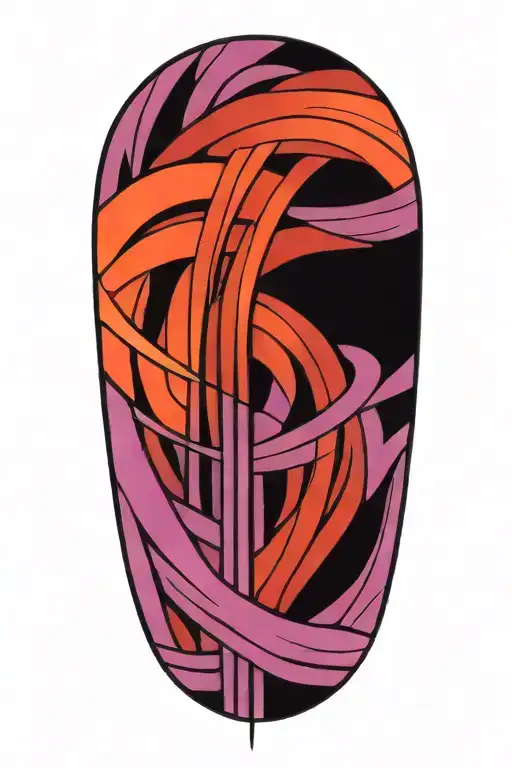 Bands And Lines Connecting Various