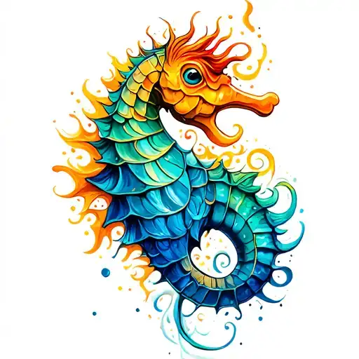Seahorse Mermaid