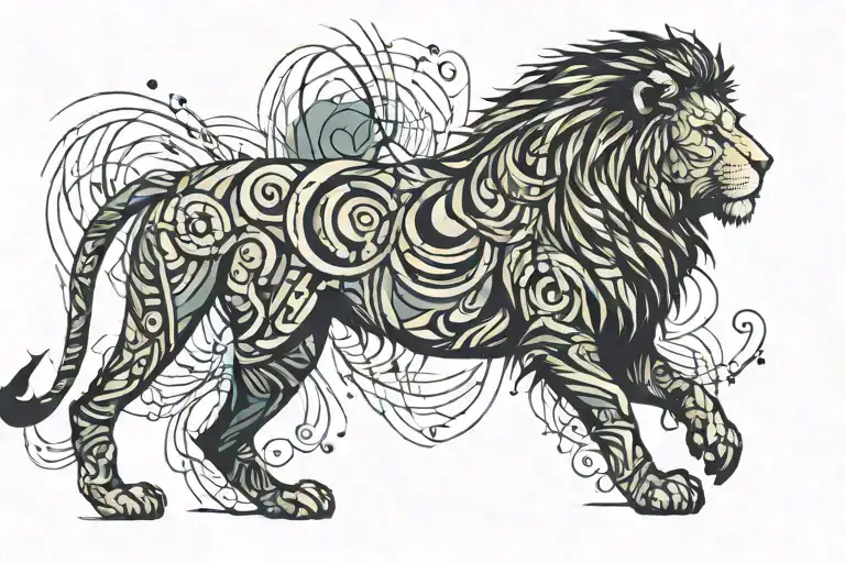 Lion Standing
