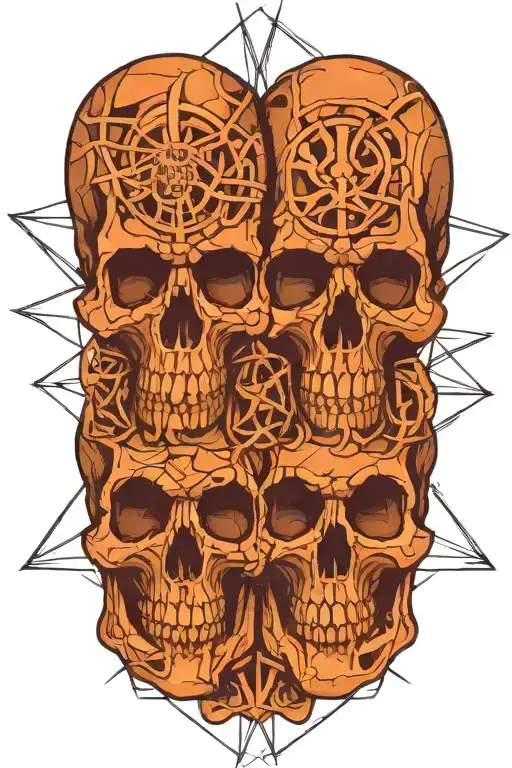 Skulls Intertwined