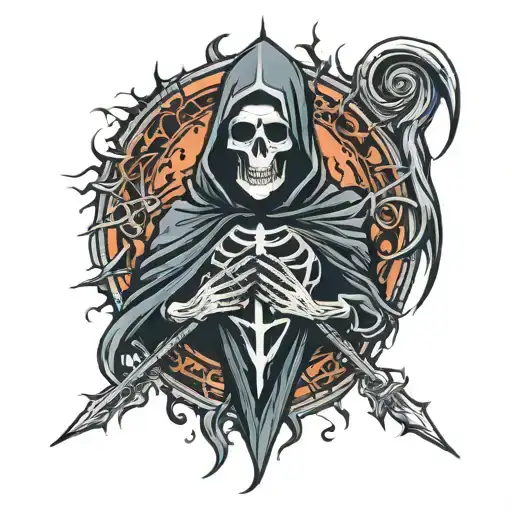 Grim Reaper Sacred Heart