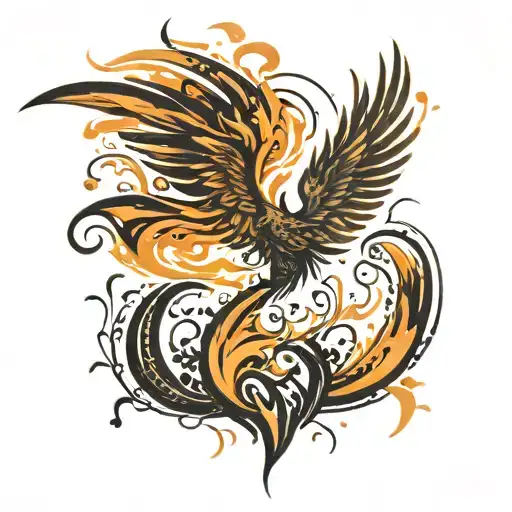Phoenix Rising From The Ashes