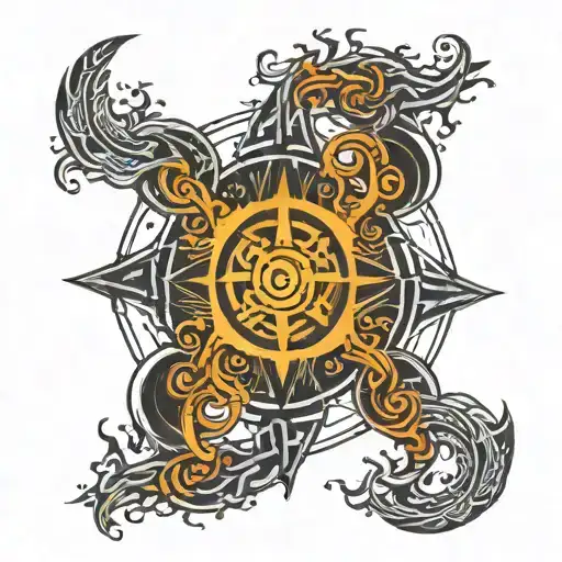 Enki God Symbol In Alchemy