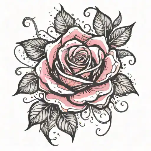 Rose With Magic Effects