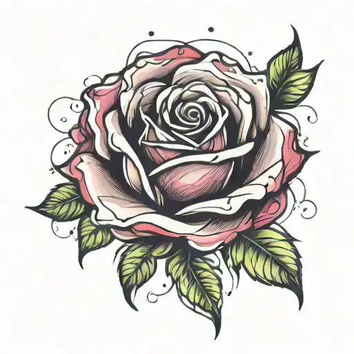 Rose With Magic Effects