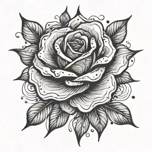 Rose With Magic Effects