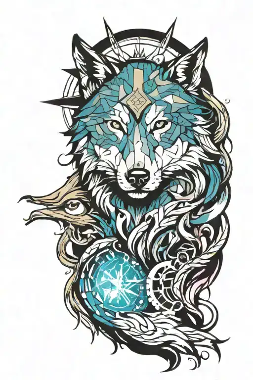 Wolf And Jesus Christ