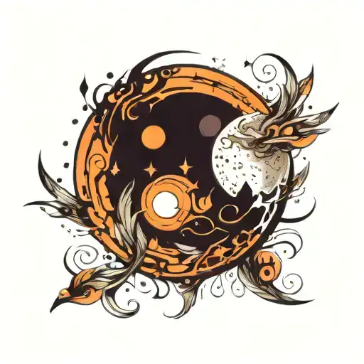 Pshycodelic Moon Shining