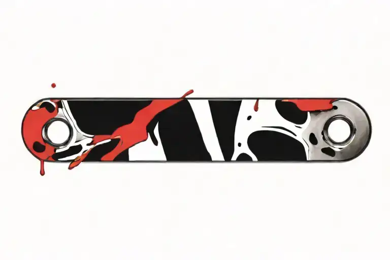 Lancet With Blood On It Blade