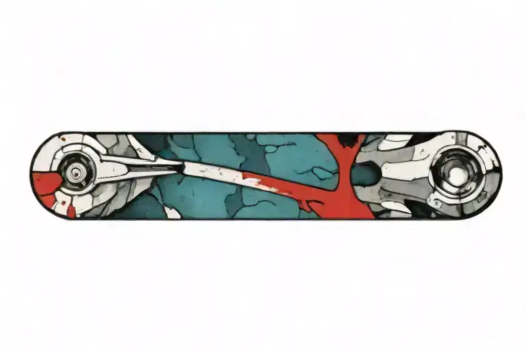 Medical Lancet With Blood On It Blade