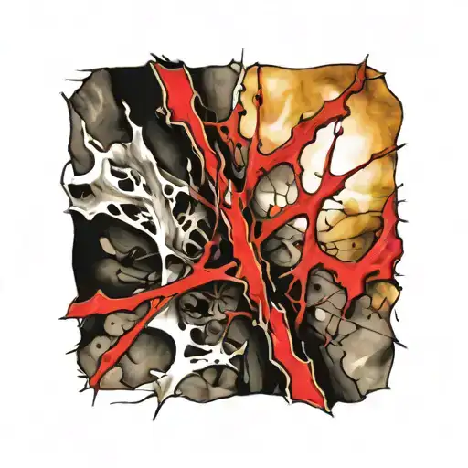 Lancet With Blood On The Edge