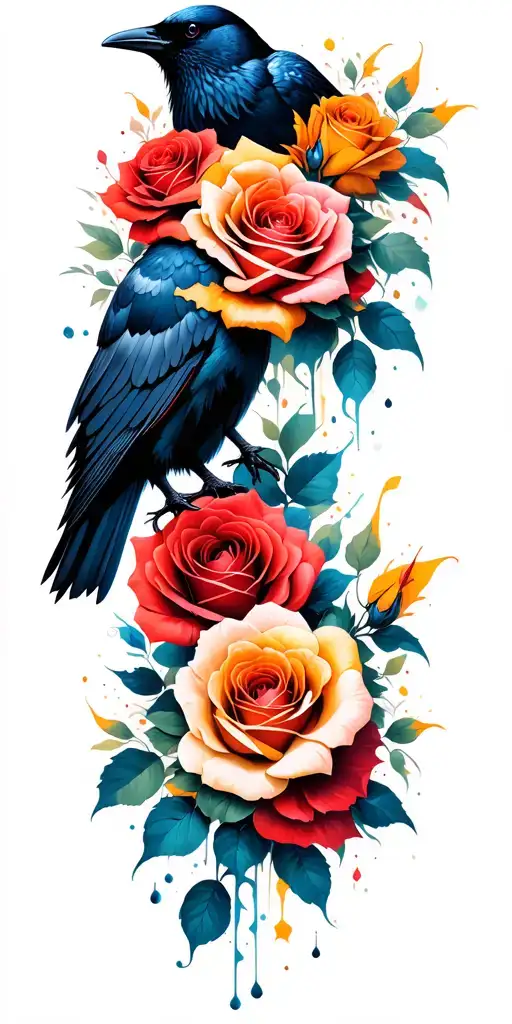 Crows And Roses
