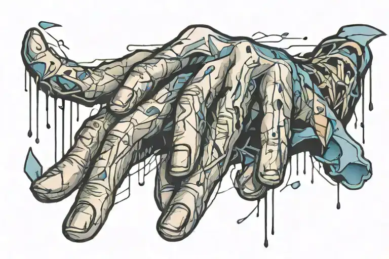 Broken Sad Hand Lie Misfortune