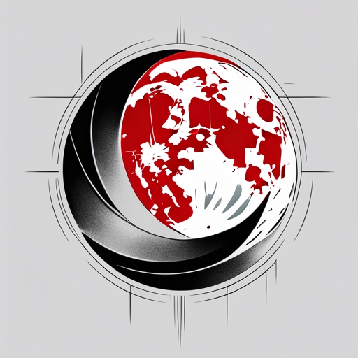 Crimson Radiance of the Moon