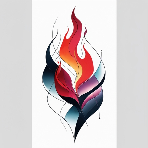 Crimson Flame’s Silent Path Tattoo idea