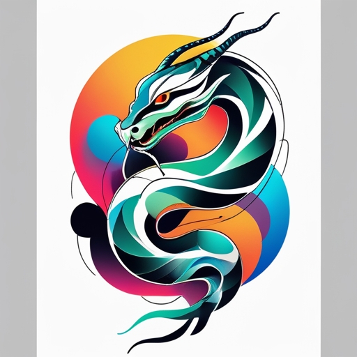 Sacred Serpent’s Rebirth Tattoo idea