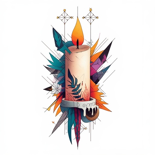 Candle Tattoo idea