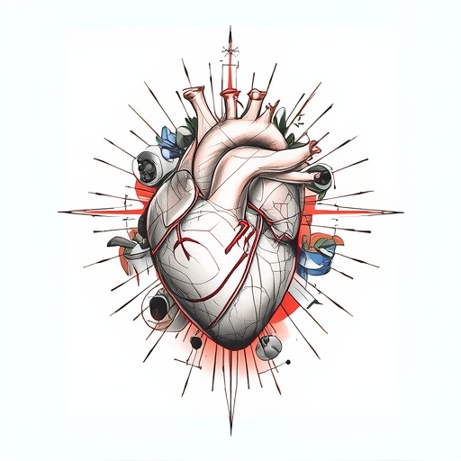 Sacred Heart’s Embrace Tattoo idea