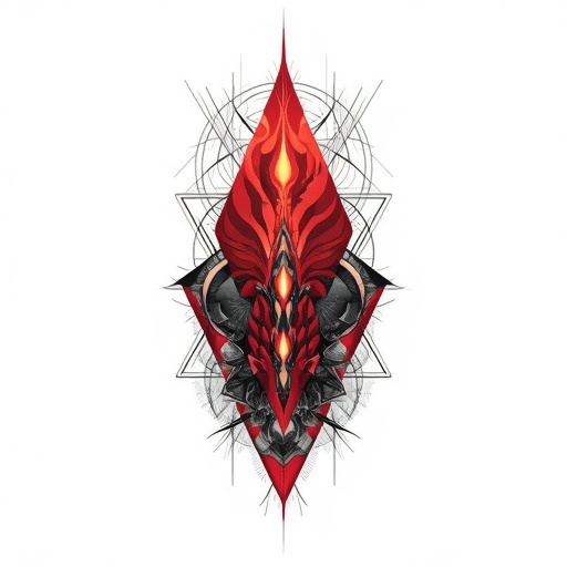 Crimson Flame of Eternal Light Tattoo idea