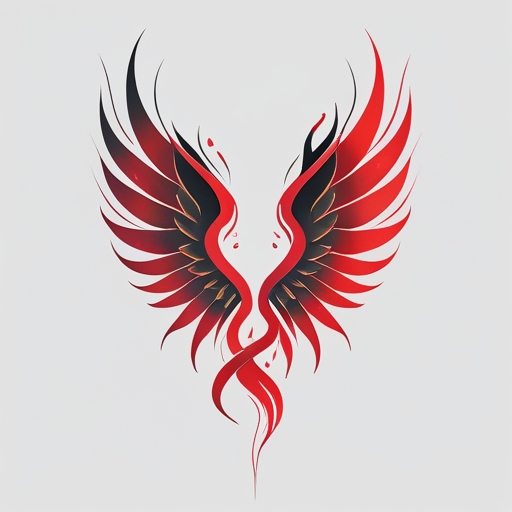 Crimson Wings of Fire Tattoo idea