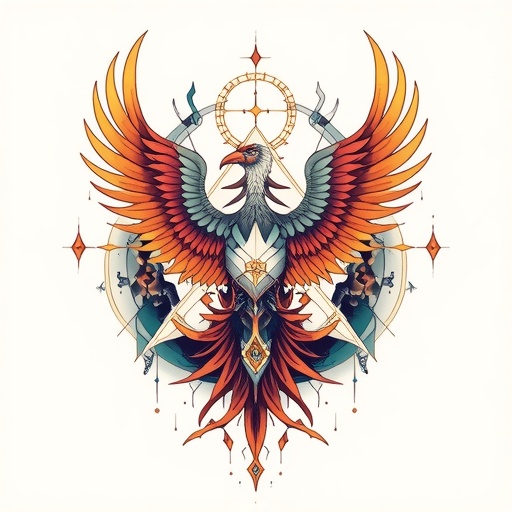 Phoenix’s Eternal Rebirth Tattoo idea