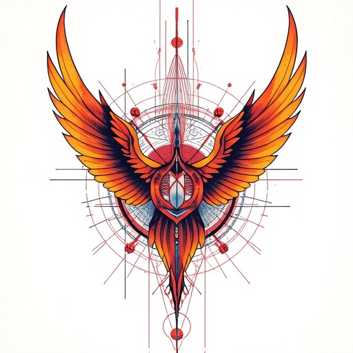 Phoenix Wings Tattoo idea