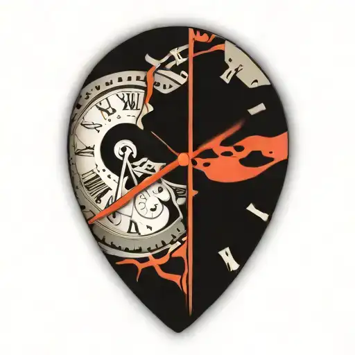 Grafitti Clock With Mechanism