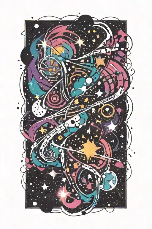 Galaxy Filled With Stars