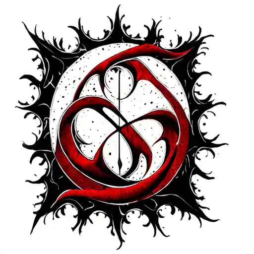 Lilith Symbol Intertwined