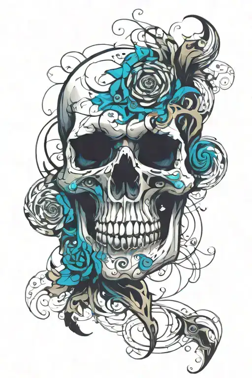 Skull Mysterious And Dark