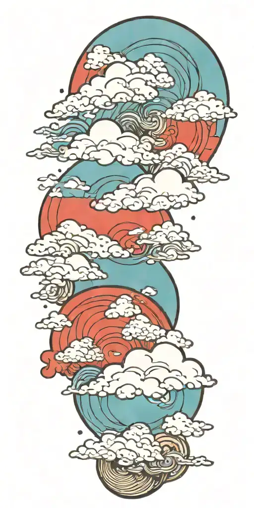 Japanise Cloud Background