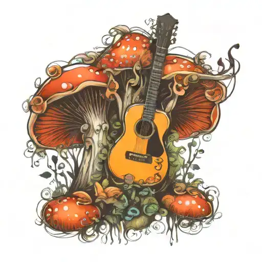 Guitar Forest Mushroom