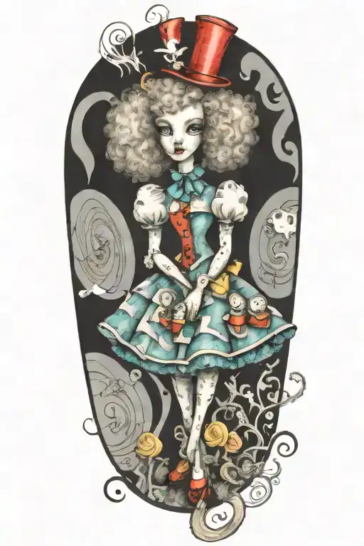 Alice In Wonderland Poodle Looking