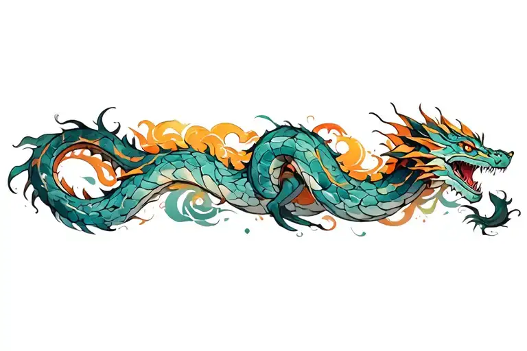 Long Serpentine Dragon