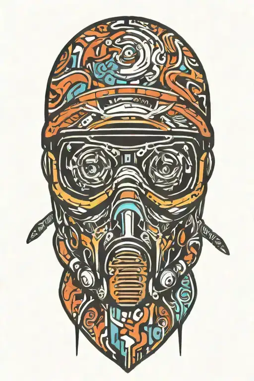 Motocross Rider Head