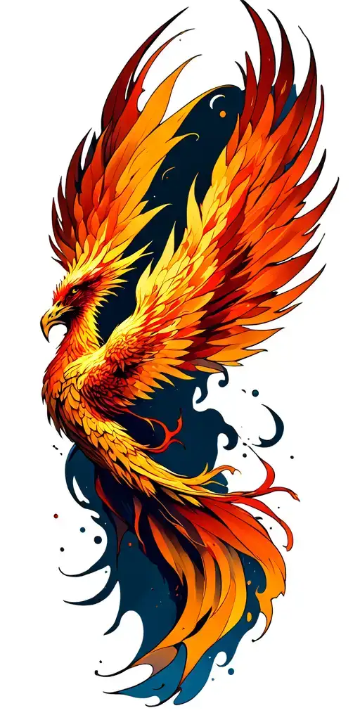 Phoenix Rising From Ashes