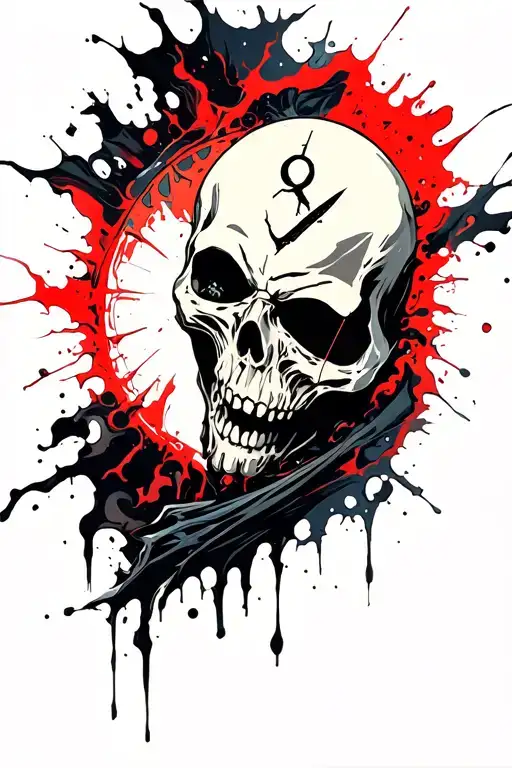 Grim Reaper And Time Shattering Like A Glass