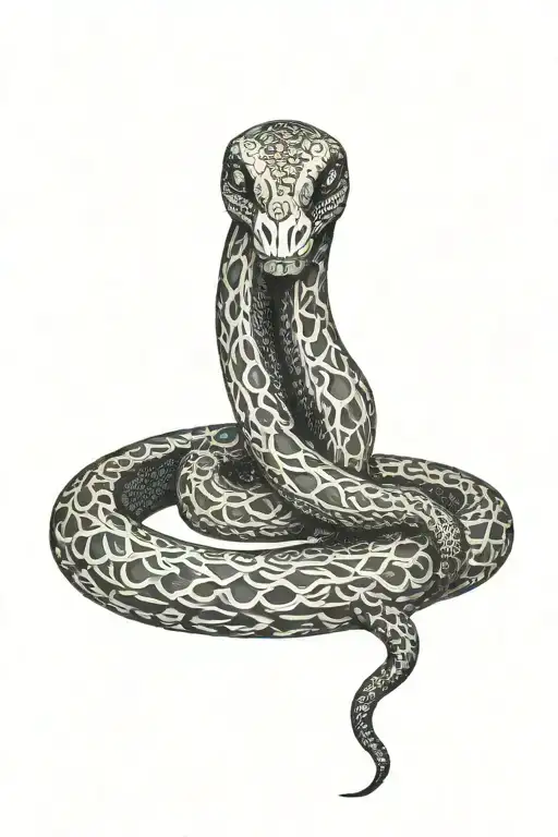Coiled Snake