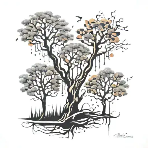 Trees Growing