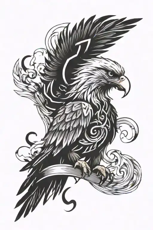 Eagle And Letter S