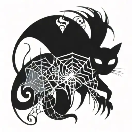 Cat And Spider