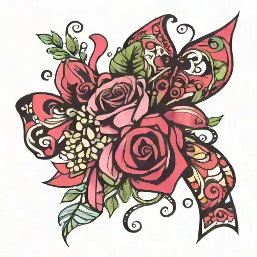 Birth Month Bouquet Bow