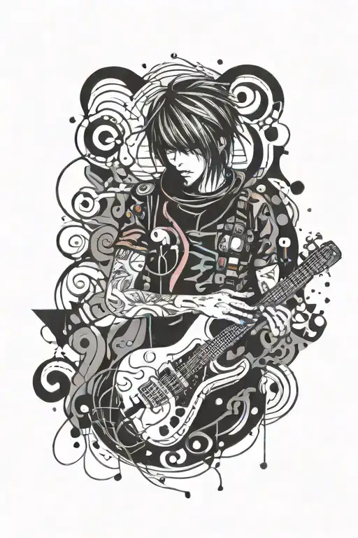 Emo Musician Playing